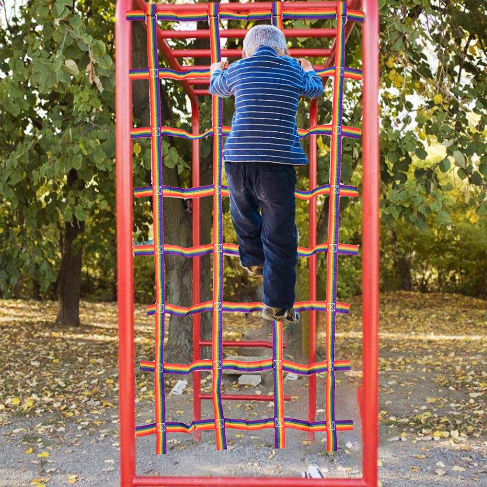 Kids Outdoor Climbing Frame - Kruipen Netto Speeltuin Bagagenet 89 Inch