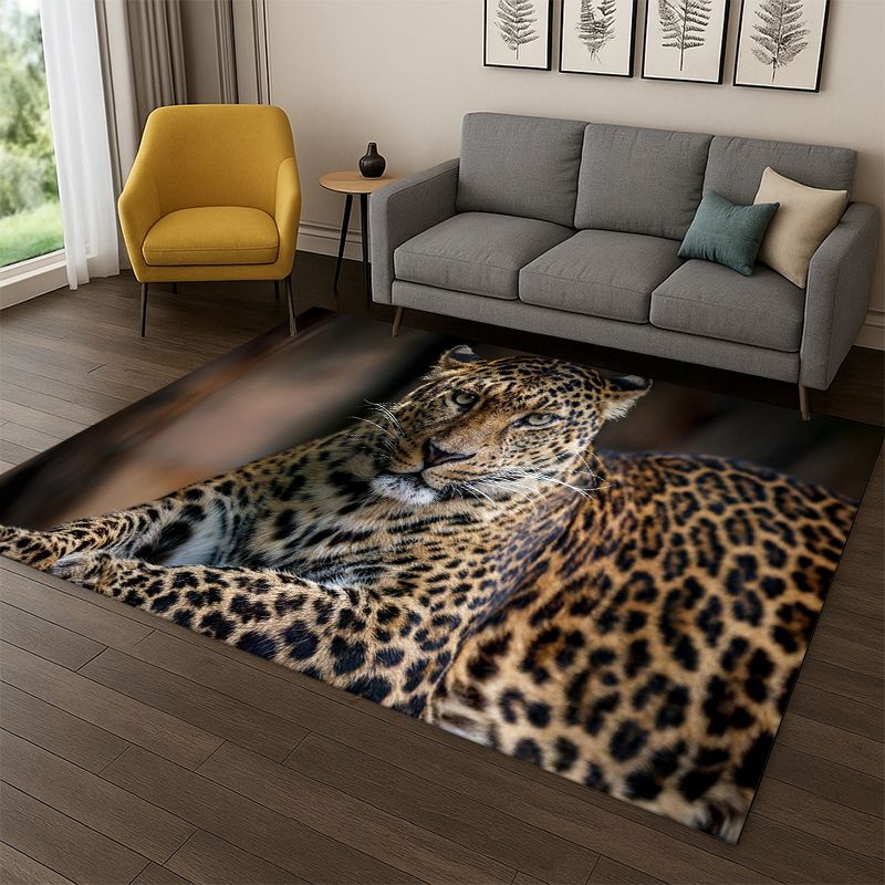 Kids Outdoor Area - Luipaard Cheetah Beest Dierentapijt Tapijt voor