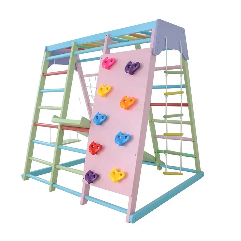 Kids Outdoor Climbing Frame - Klimrek voor kinderen van hout, binnen-